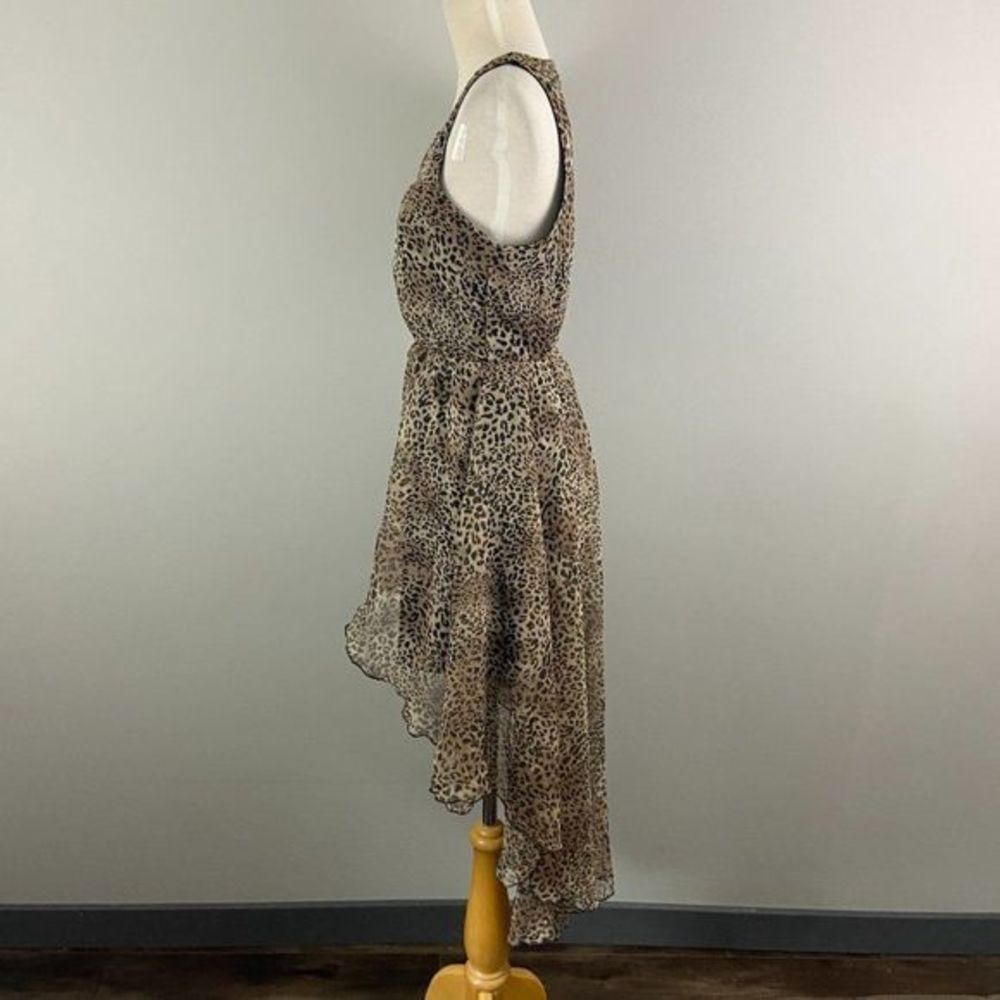 RECYCLED KARMA Tan‎ Animal Print Dress - Picture 5 of 9